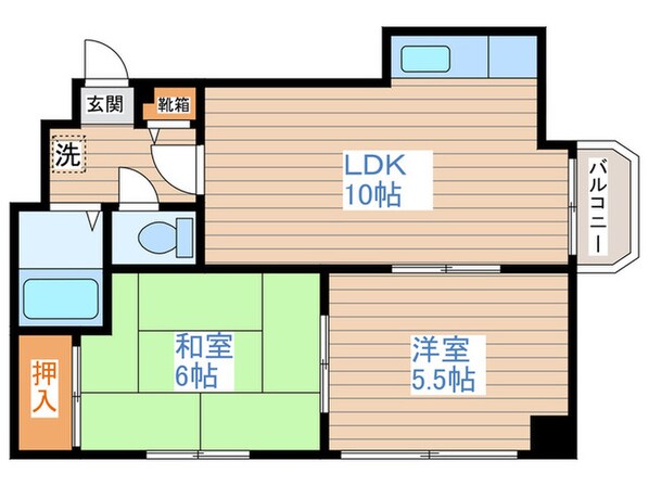 豊平コ－トの物件間取画像